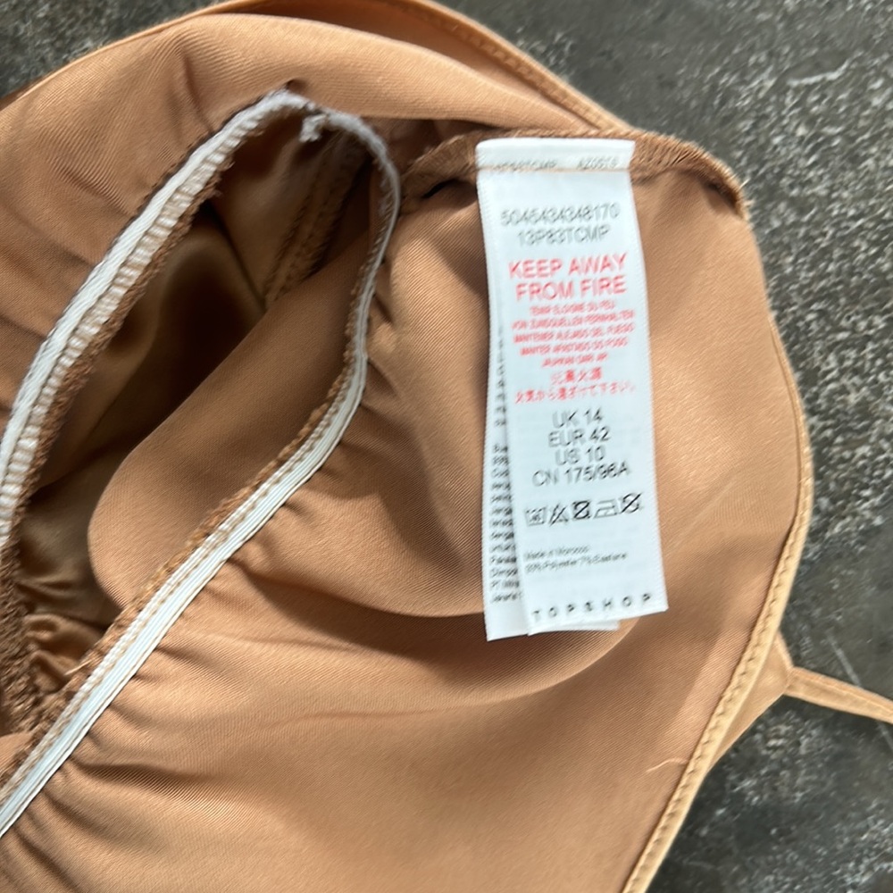 Topshop gold camisole - Picture 4 of 4